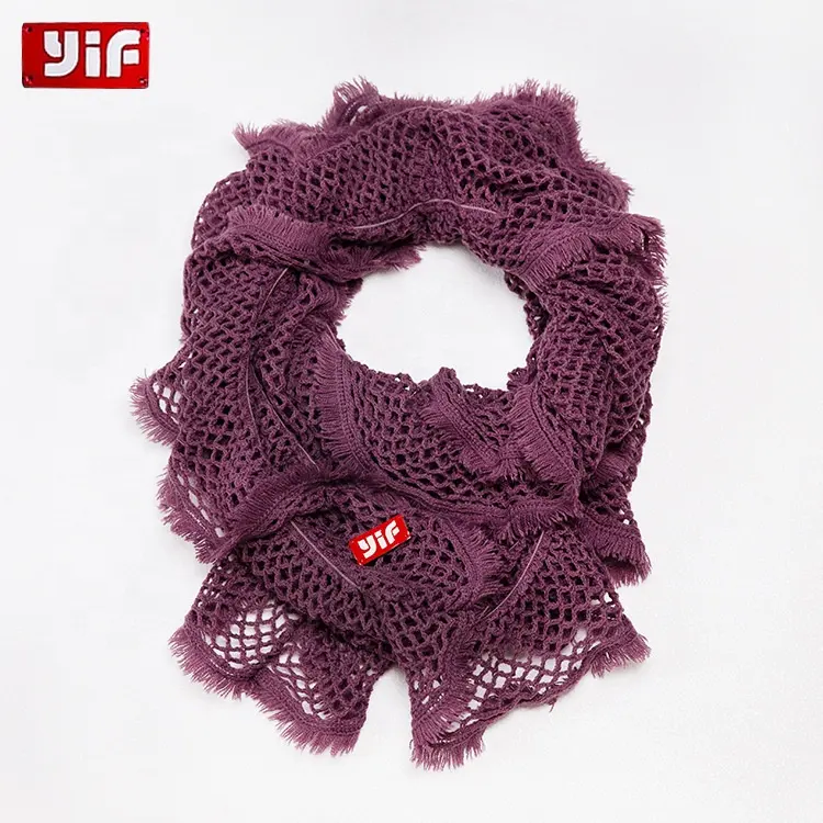 2024 scarf Designer Knitted Winter Keep Warm Scarf Winter Versatile Casual Women's Warmth Woven Roar Solid Color Woolen Scarf