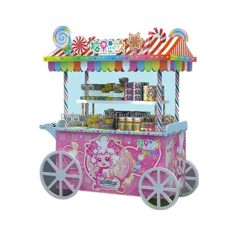 Carrito de dulces de flores de madera personalizado, carrito de decoración para bodas, niños, Navidad, postres y fiestas