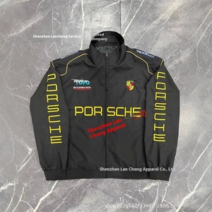 F1 Thêu Racing Phù Hợp Với Đứng Cổ Áo Hợp Thời Trang Vài Áo Khoác Cho Mùa Xuân Mùa Thu Áo Khoác Mỏng Với Phía Trước Logo Vị Trí - Product Image 2