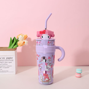 Hot Bán Phim Hoạt Hình Phim Hoạt Hình Mô Hình Xử Lý Phích Cốc Thép Không Gỉ Chân Không Xách Tay Giá Trị Cao Xử Lý Cốc Nước - Product Image 4