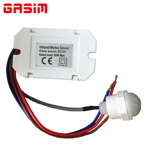 Detectores de sensor PIR GASIM de 360 ° 12 V 24V DC 110 220 240 V AC Interruptor de sensor de movimiento infrarrojo con tamaño pequeño
