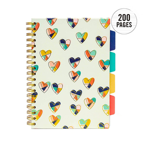 Impresión personalizada B5 diario nota libro índice espiral cuaderno planificador Mini bolsillo Bloc de notas forrado Universidad papel rayado