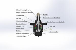 オリジナル機器燃料噴射ステップモーターIACVカーアイドルコントロールバルブ17112966 02851 A95267 56192 AC124 AC130 958079 217428