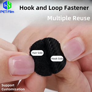 GY Reusable Style Free Cutting <strong>Hook</strong> <strong>Loop</strong> <strong>on</strong> The <strong>Same</strong> <strong>Side</strong> Adhesive <strong>Hook</strong> and <strong>Loop</strong> Strap Velcroes Black Ultra Hold Tape Thin Tape - Product Image 3