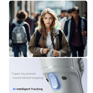 M01 gấp ba Trục Gimbal ổn định chân máy thông minh theo dõi khuôn mặt điện thoại Selfie Stick với điền ánh sáng chân máy - Product Image 3