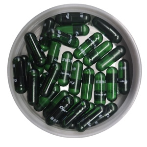 Capsule vuote traslucide verdi vegane HPMC Shell - Product Image 3
