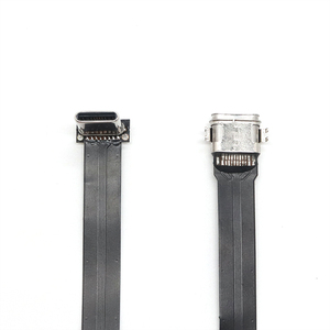 专业FPC柔性USB充电90度C型公对母移动电源接线 - Product Image 3