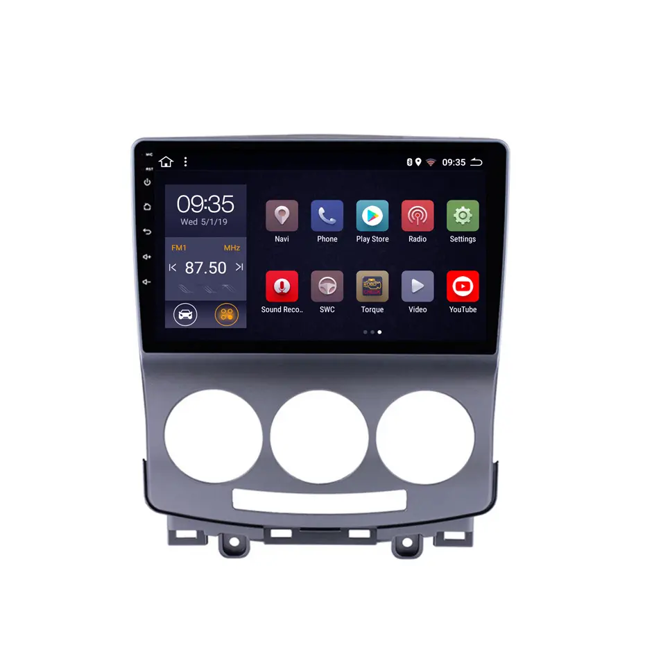 Carplay 8 núcleos Android 13 coche DVD reproductor multimedia radio video estéreo GPS navegación sistema de audio para Mazda 5 2005-2010