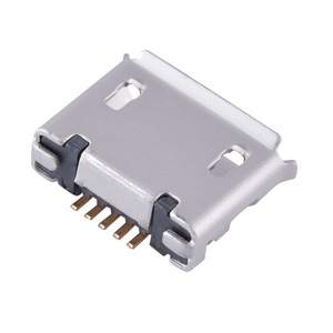 直边微型USB b型母5针连接器SMD SMT DIP充电插座连接器 - Product Image 2