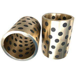 Manguito de guía de buje de latón de alta fuerza JDB, sin aceite, autolubricante, servicios de mecanizado personalizados, procesamiento de manguitos de cobre y grafito - Product Image 5