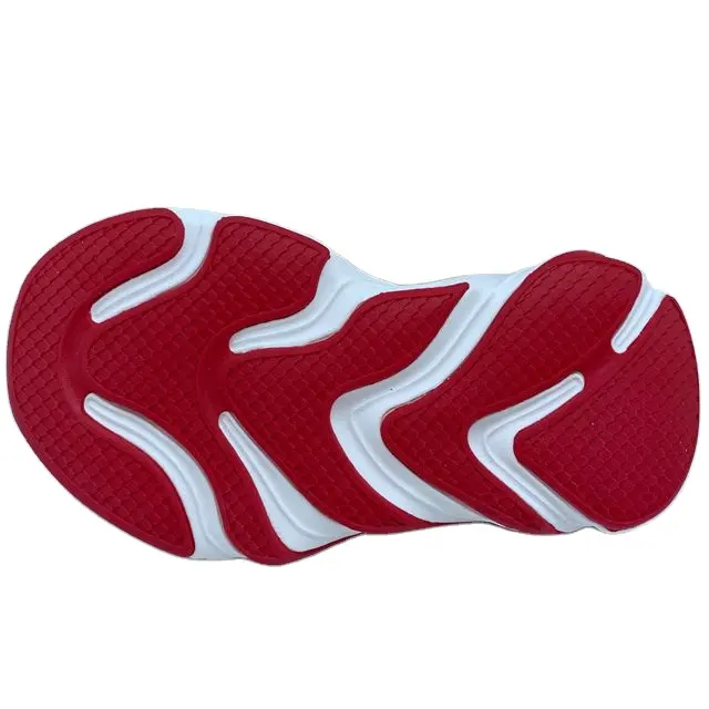 Suela de zapato de espuma para HNKD-10182, cómoda, roja, EVA