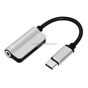 USB Type-C音频充电适配器Type C公到3.5毫米母耳机插孔