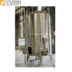 Tanques de vinos 5000L 8000l 10000L 20000l thép không gỉ rượu vang lên men Tank với làm mát bơm trên hệ thống - Product Image 2