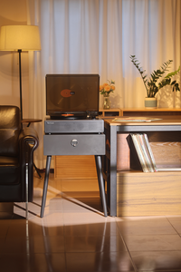 ハイエンドレトロHiFiステレオオーディオビニールレコードプレーヤー12V入力USB出力機能ディスプレイ & プレイ家庭用PC用 - Product Image 4