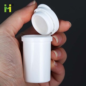 Dược phẩm chai nhựa y học trắng vitamin bảng bao bì chai với lật Top cap sủi bọt máy tính bảng Ống - Product Image 3