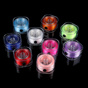 Cuerda de Spandex plana de 0,8mm de primera calidad, cordón elástico resistente al desgaste multicolor para abalorios de bricolaje, pulseras, fabricación de joyas, cuerda plana - Product Image 2