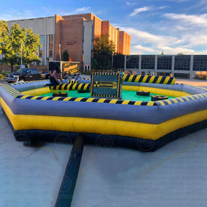 หลักสูตร Wipeout เป่าลมละลายเป็นพิษเครื่องกวาดเกมกีฬารูปแปดเหลี่ยมมากสำหรับโรงเรียนเทศกาลหรือแม้แต่งานปาร์ตี้ในสวนหลังบ้าน - Product Image 5