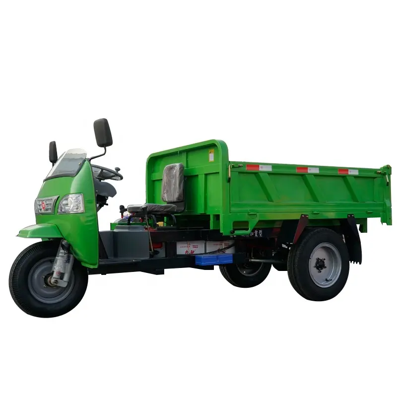 Nieuwe Stijl Dump Elektrische Motor Driewieler Rijden 72V Voltage Lading Elektrische Driewieler