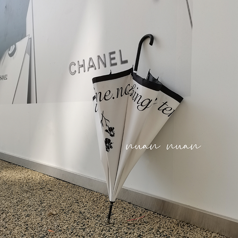 wind-pulling french long-handle umbrella