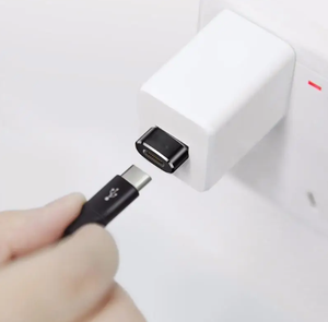 C型母到USB2.0公适配器转换器连接器，用于电脑笔记本电脑USB转换器PD充电电缆适配器