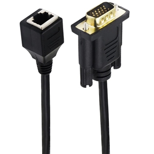 Кабель адаптера VGA к RJ45 с 0,15 метром VGA к RJ45 Ethernet порт передает сигналы VGA через сетевой кабель - Product Image 3