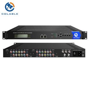 Trasmissione TV digitale 4 canali HD SDI Encoder modulatore dvb-t mpeg2/h.264 Encodeing CATV QAM ATSC ISDB modulatore COL5011U