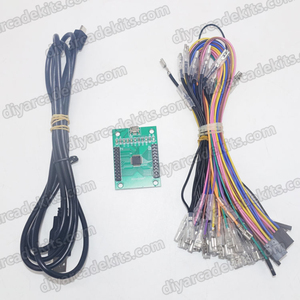Лидер продаж, DIY 2 игрока с нулевой задержкой, набор USB-драйверов, клавиатура MAME, XinMotek, кодировщик с джойстиком, кабели - Product Image 3