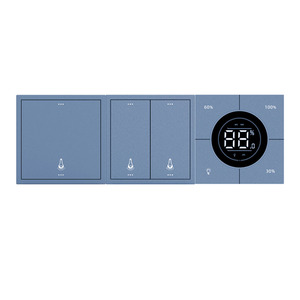 KLASS WiFi Smart interruttore luce 3 gruppo pulsante pannello interruttore a parete Touch di controllo di lavoro con Alexa App Timer telecomando - Product Image 5