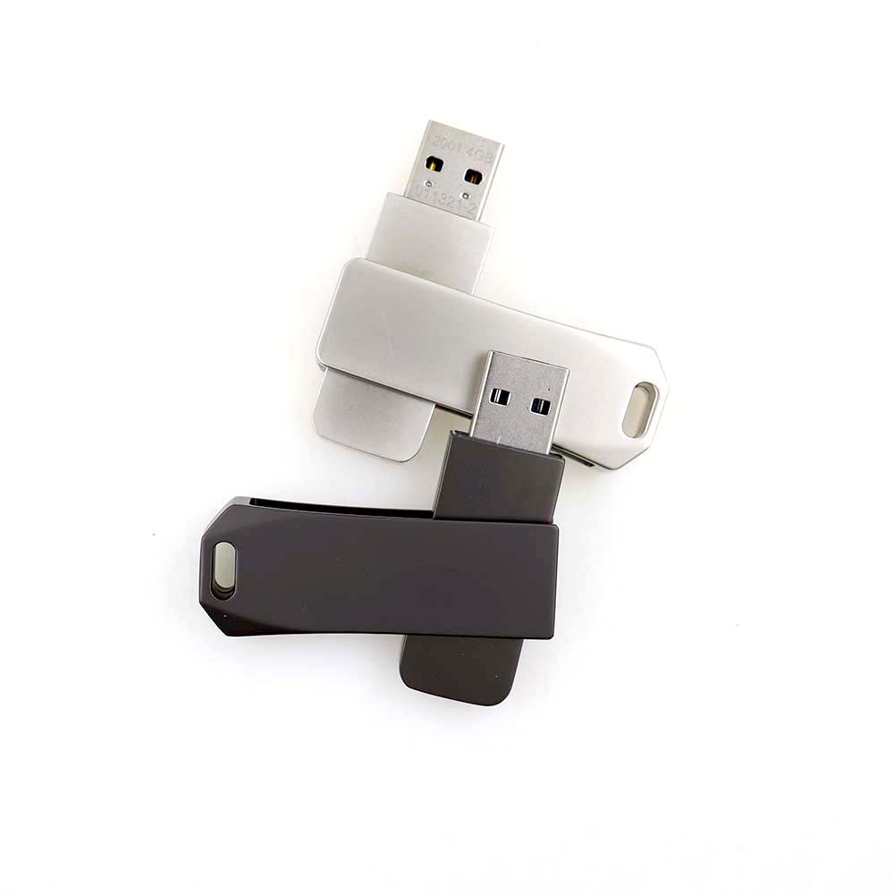 新设计旋转金属钥匙结婚礼物usb 1gb 2gb 32gb闪存盘128 gb 2.0批发吊坠金属记忆cle u盘 - Product Image 2