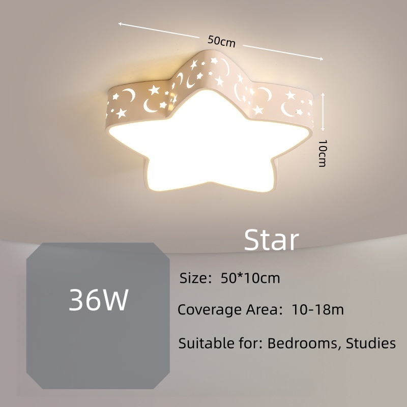 White-star-diameter 50*10CM