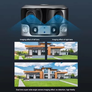 กล้องเลนส์คู่4K 8MP เลนส์คู่มุมมองกว้างพิเศษกล้องเลนส์คู่ IP Wi-Fi 4G PTZ กล้องเลนส์คู่4K พร้อมแผงโซลาร์เซลล์ - Product Image 6