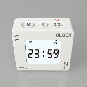 LCD-Display Mini Cube Digitaler Wecker mit Schlummer und Timer - Product Image 2