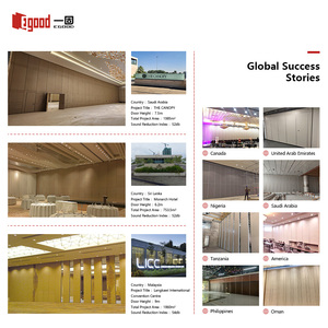 Bằng Gỗ Trượt Gấp Di Chuyển Tường Cách Âm Demountable Tường Hệ Thống Cho Khách Sạn Phòng Tiệc Nhà Hàng Đa Chức Năng Hội Trường - Product Image 4