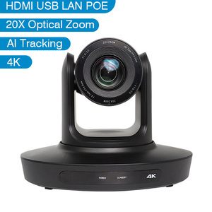 Stüdyo yayın kamera paketi = 4 adet 4K 20X PTZ konferans kamerası AI parça canlı akışı + RS422 RS232 RJ45 Joystick denetleyicisi - Product Image 3