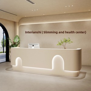 Hiện đại tối giản gỗ rắn sơn mài bàn tiếp tân hợp thời trang công ty nhỏ quầy lễ tân cửa hàng quần áo cửa hàng làm đẹp - Product Image 6