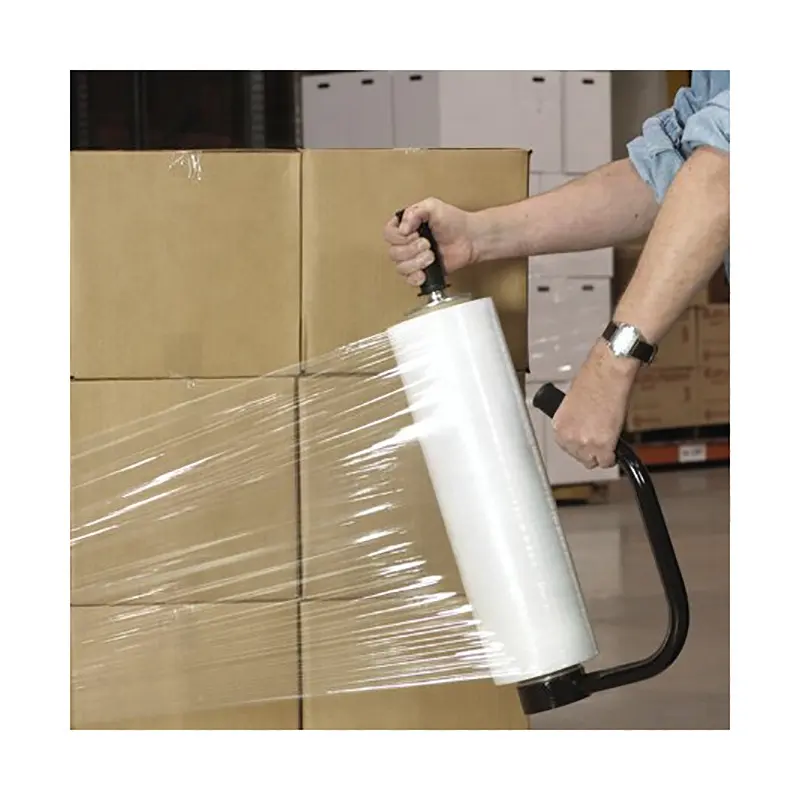 Lldpe Verpakking Plastic Roll Pallet Wrap Stretch Plastic Film Voor Verpakking