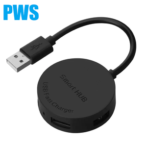 适用于电脑一合一OTG便携式通用串行总线快速充电器USB2.0集线器分离器高速4个通用串行总线端口适配器，带发光二极管指示器 - Product Image 3