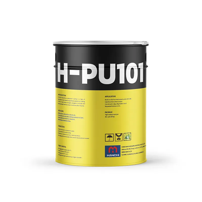 HPU101ポリウレタン防水屋根コーティング植物から直接