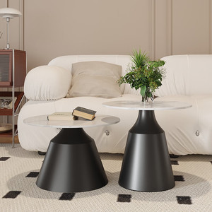 Custom Made <strong>Multi</strong> <strong>Function</strong> Functional Big Round Artificial Stone 2 in 1 Coffee Center <strong>Table</strong> for the Living Room 50m Height - Product Image 1
