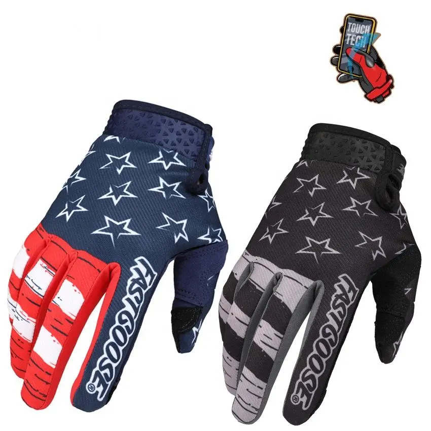 Style de vente chaude personnalisé en gros anti-dérapant vtt BMX motocross motos course cyclisme gants d'équitation