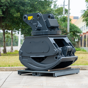 XUVOL Forestry Equipment <strong>Timber</strong> Clamp Wood Grab with 360&deg; Continuous Full Rotation Large Hydraulic Log Grapple Bunching Grapple - Product Image 4