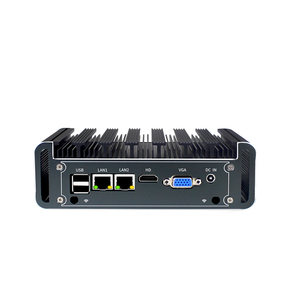 MiniTreeファンレス産業用ミニPCIntel Core i3 5005U i5 5200U i75600UデュアルLANHDVGA組み込みコンピューターサポートWin7Linux