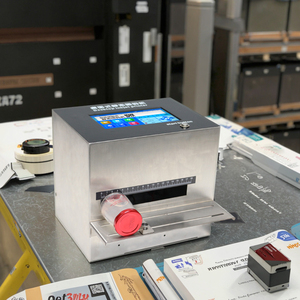PJT-I kompakter statischer Desktop-Drucker Effizienter Datums codierer für Lebensmittel verpackungs deckel boxen und-etiketten Codier maschinen - Product Image 1
