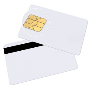 SLE4442 Cartões com Chip de Alta qualidade w/2 Track HiCo Mag Tarja Em Branco Cartão de PVC em branco Printable cartões de crédito visa para Impressoras ID