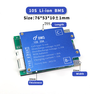 CF Li-ion BMS 10S 36V 20a 18650 pil lityum iyon batarya paketi için scooter elektrikli katlanır bisiklet pcb - Product Image 3