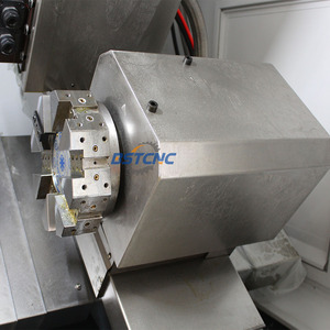 4 Axis Horizontal Slant Bed CK46D <strong>CNC</strong> <strong>Lathe</strong> <strong>Machine</strong> Tool Mini <strong>Lathe</strong> <strong>CNC</strong> <strong>Machine</strong> <strong>Process</strong> With 4 + 4 Milling Head - Product Image 4
