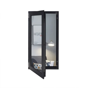 Finestre e porte personalizzabili in lega di alluminio insonorizzate finestre a battente in vetro temperato per la casa - Product Image 4