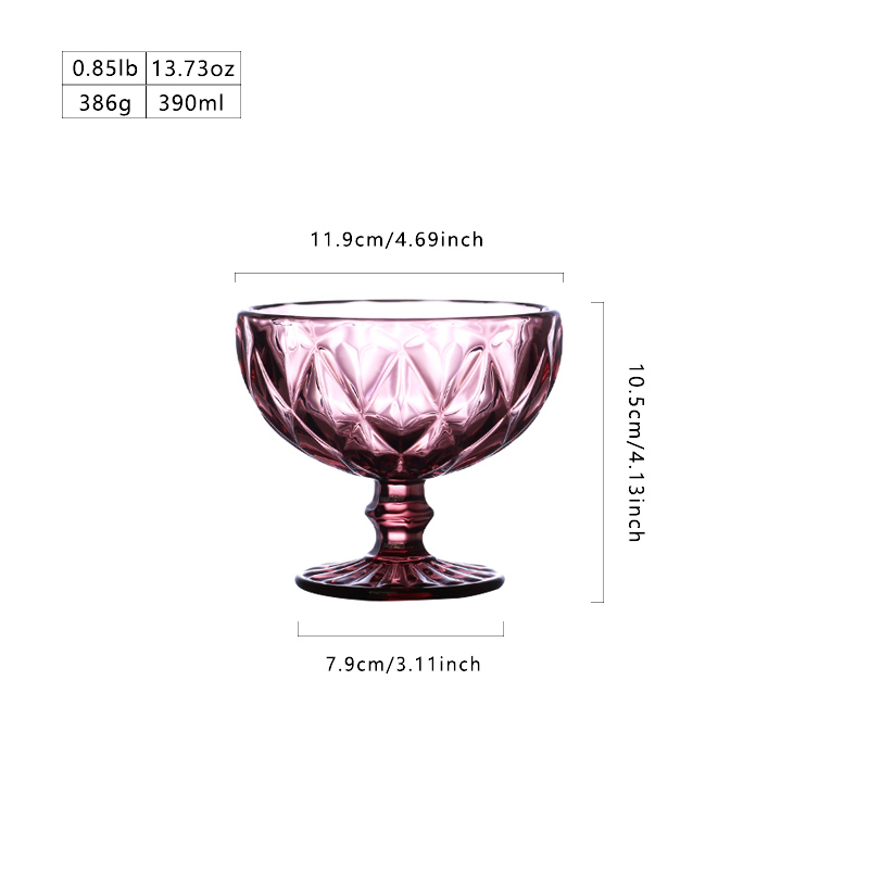 Verre à cocktail rose A