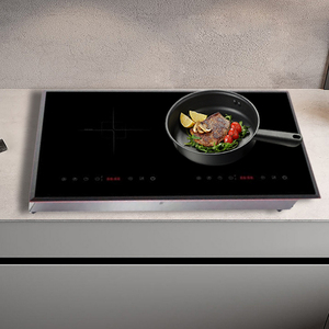 家用双头大功率电磁炉智能控制不锈钢内置电饭煲 - Product Image 4