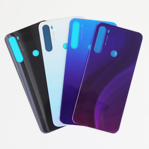Kapı pil kapağı değiştirme arka cam orijinal Redmi için Not 7 8 9 Redmi X10 pil kapağı Not x değil 7 Lite arka kapak - Product Image 1